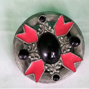 Enameled Brooch