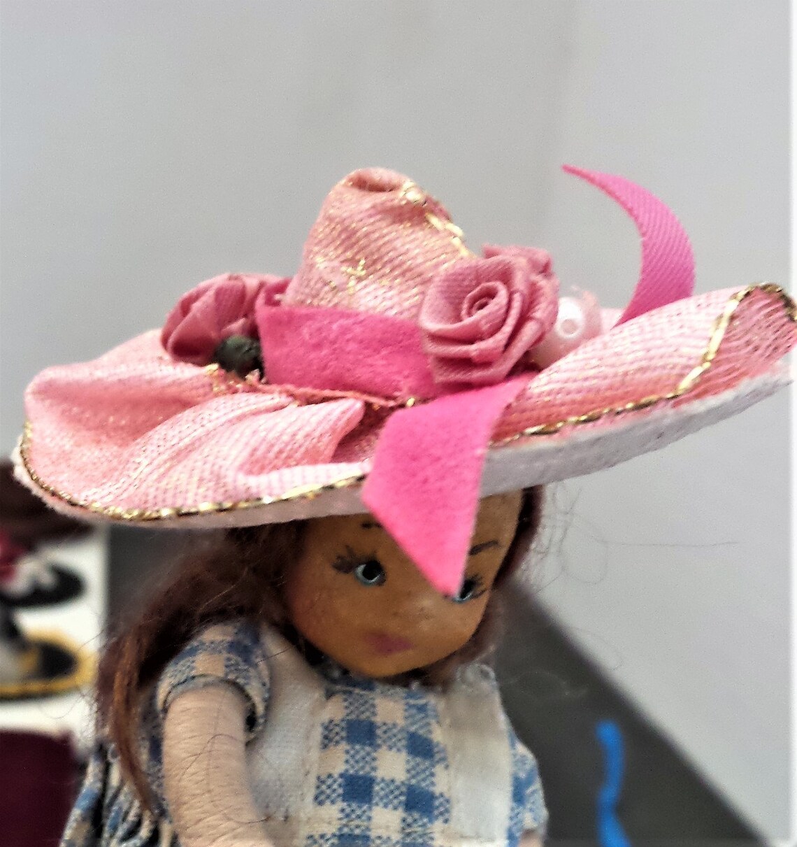 Miniature Size Doll Hats for Dollhouse Dolls Millinery Hat Etsy