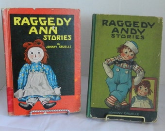 Raggedy Andy Stories Books Set of 3 1930s