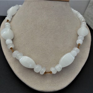 Necklace Vintage White Moonstone Necklace
