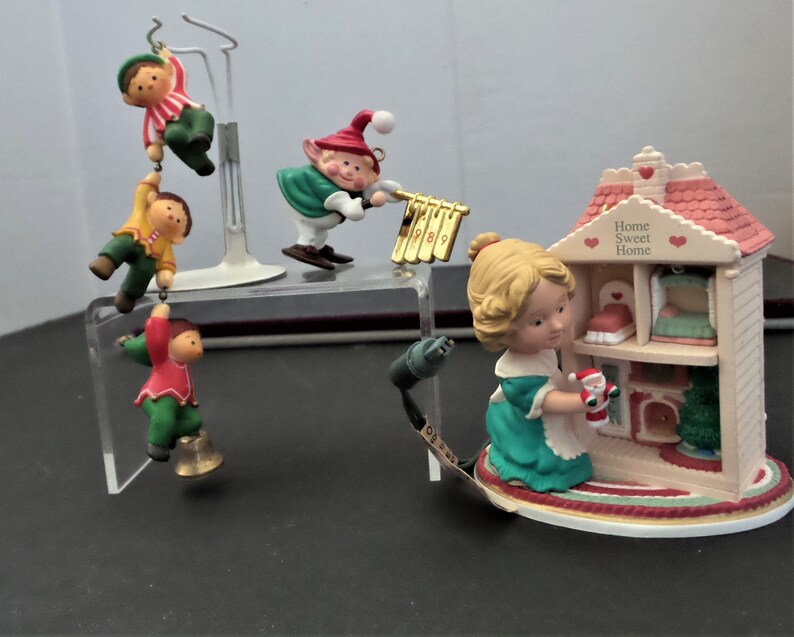 Hallmark Collectible Christmas Ornaments Set of 3 Etsy
