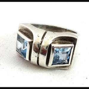 Sterling Topaz Ring image 1