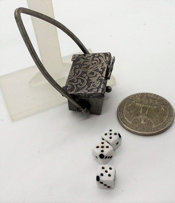 Metal Charm Box with Mini Dice View 4