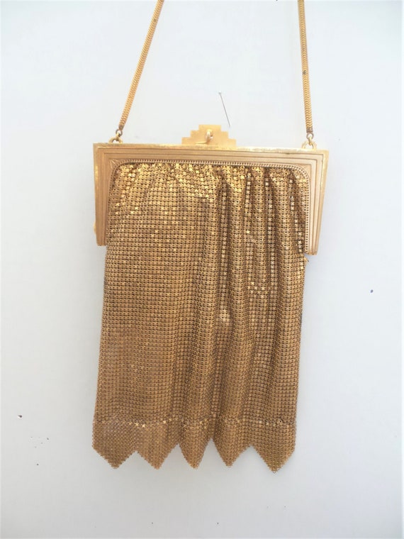 Vintage Art Deco Mesh Purse - image 4