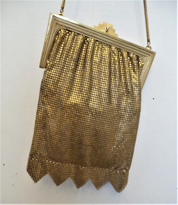 Vintage Art Deco Mesh Purse - image 2