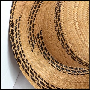 Vintage Straw Boater Hat image 3