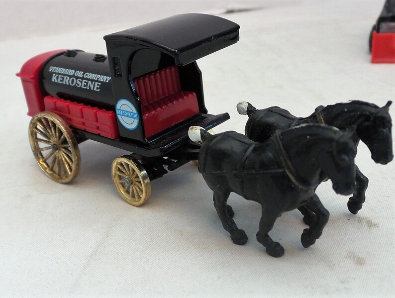 Toy Cartoon Network Truck,Standard Oil Kersosene Horse Drawn Tanker and Hotwheel Truck