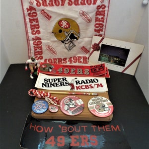 Football 49er Vintage Collectible Lot