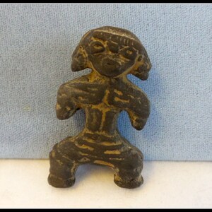 Tribal Clay Figure Vintage