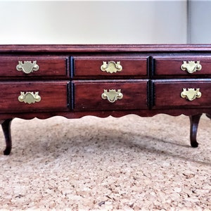 Vintage Dollhouse Mahognany Sideboard Table