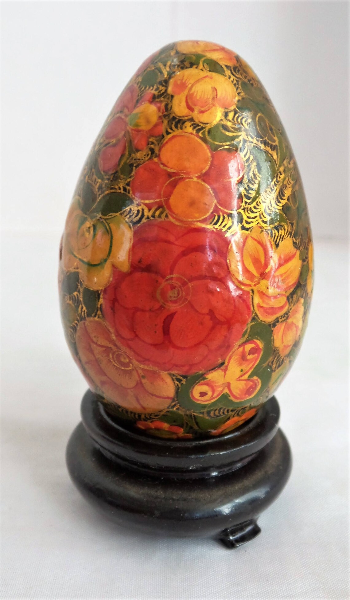 Vintage Set of Four Collectible Decorated Eggs Etsy