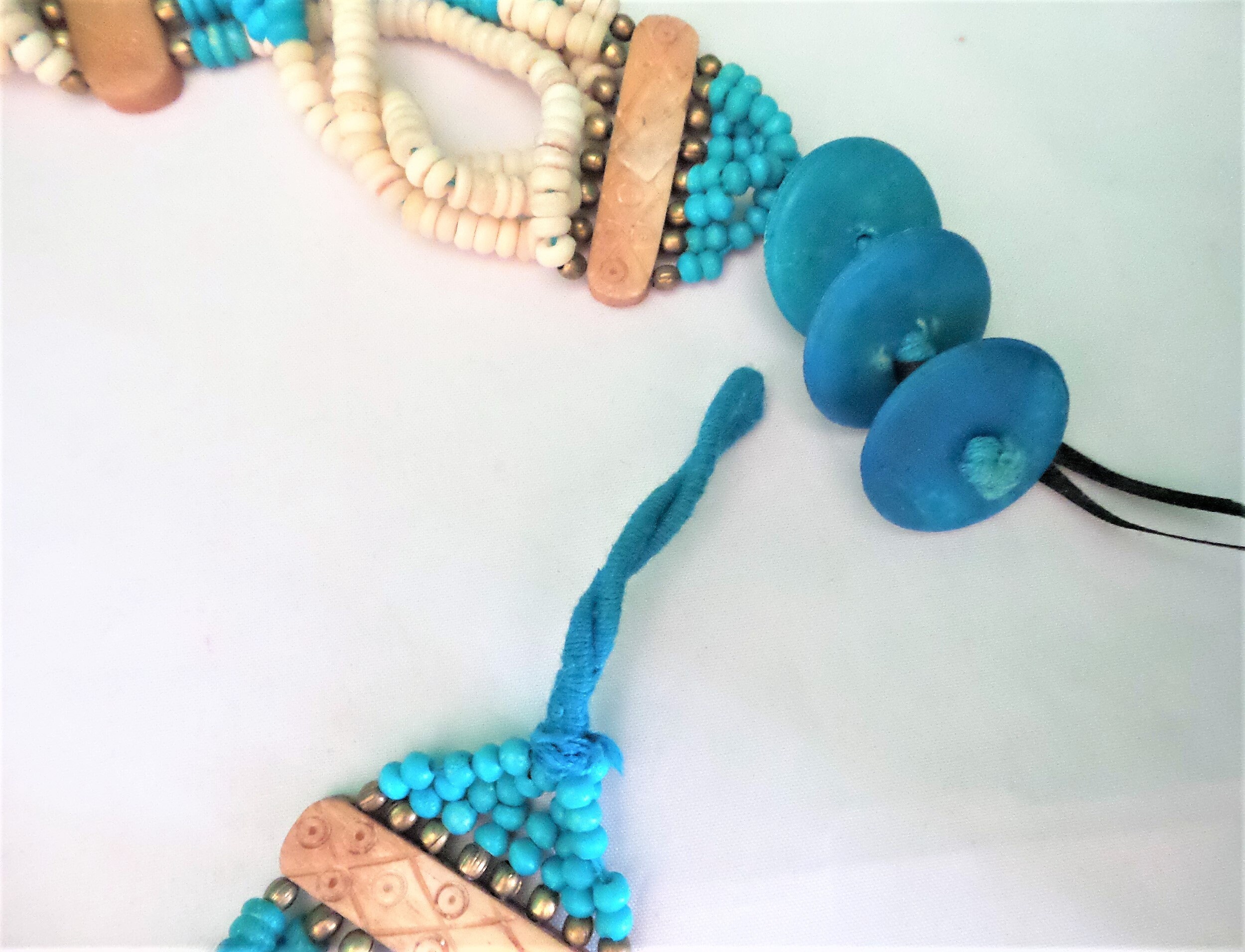 Turquoise Beaded with Stones NWT Belt Rhinestone Beaded Western Belts – Garmarsisters main image 2