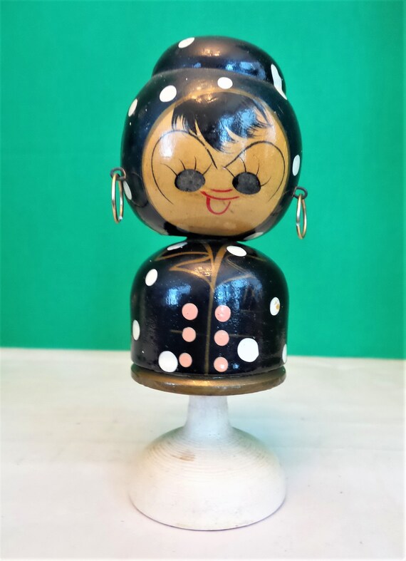 A Pair of Japanese Bobble Head Nodders - Etsy