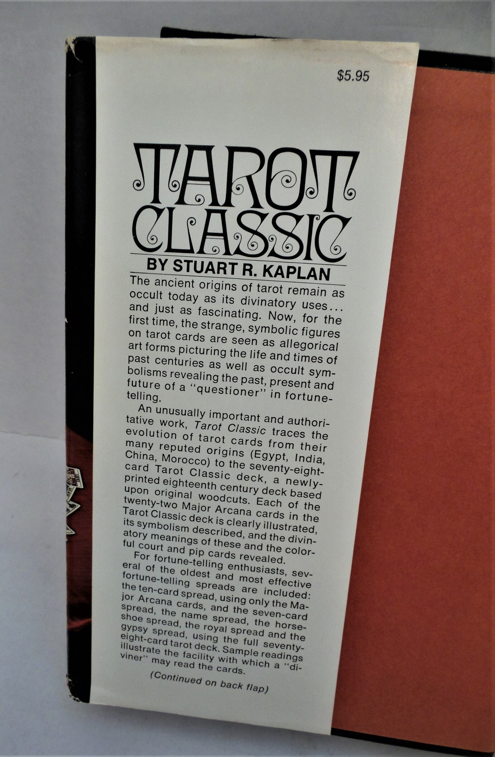 Tarot Classic Book By Stuart R Kaplan Etsy