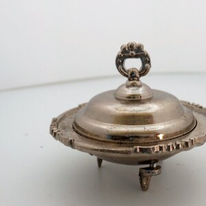 Vintage Imperial Miniature Chafing Dish for Dolls, Dollhouse, Diorama