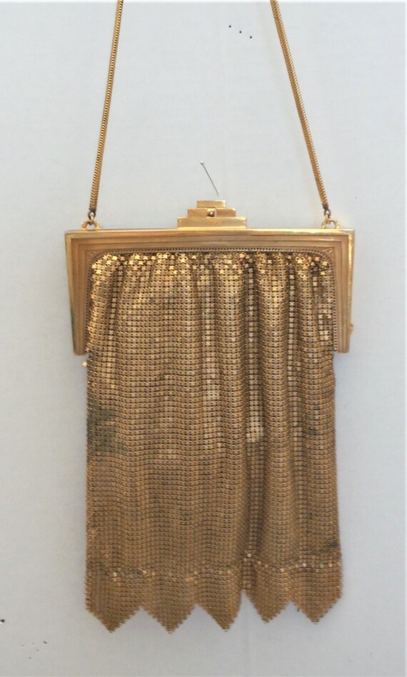 Vintage Art Deco Mesh Purse - image 5