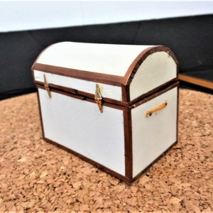 Vintage Dollhouse Handmade Trunk Chest