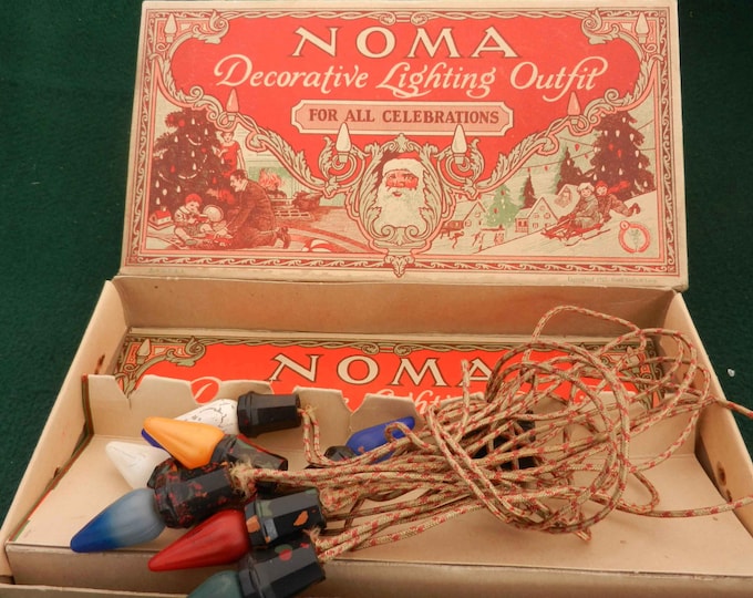 Vintage Noma Christmas Lights Etsy