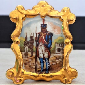 Limoges Vintage Set of 2 Limoges Porcelain Pictures