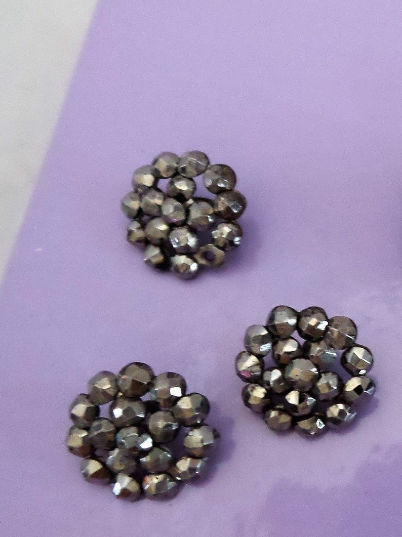 Vintage Rhinestone and Marcasite Buttons