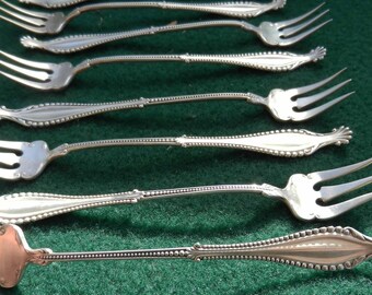 Forks ,Oyster/Seafood Sterling Silver  Gorham Set of 12