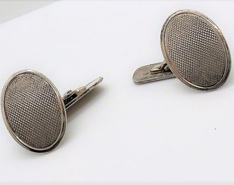 Vintage Art Deco Mens Cuff Links 835 Silver