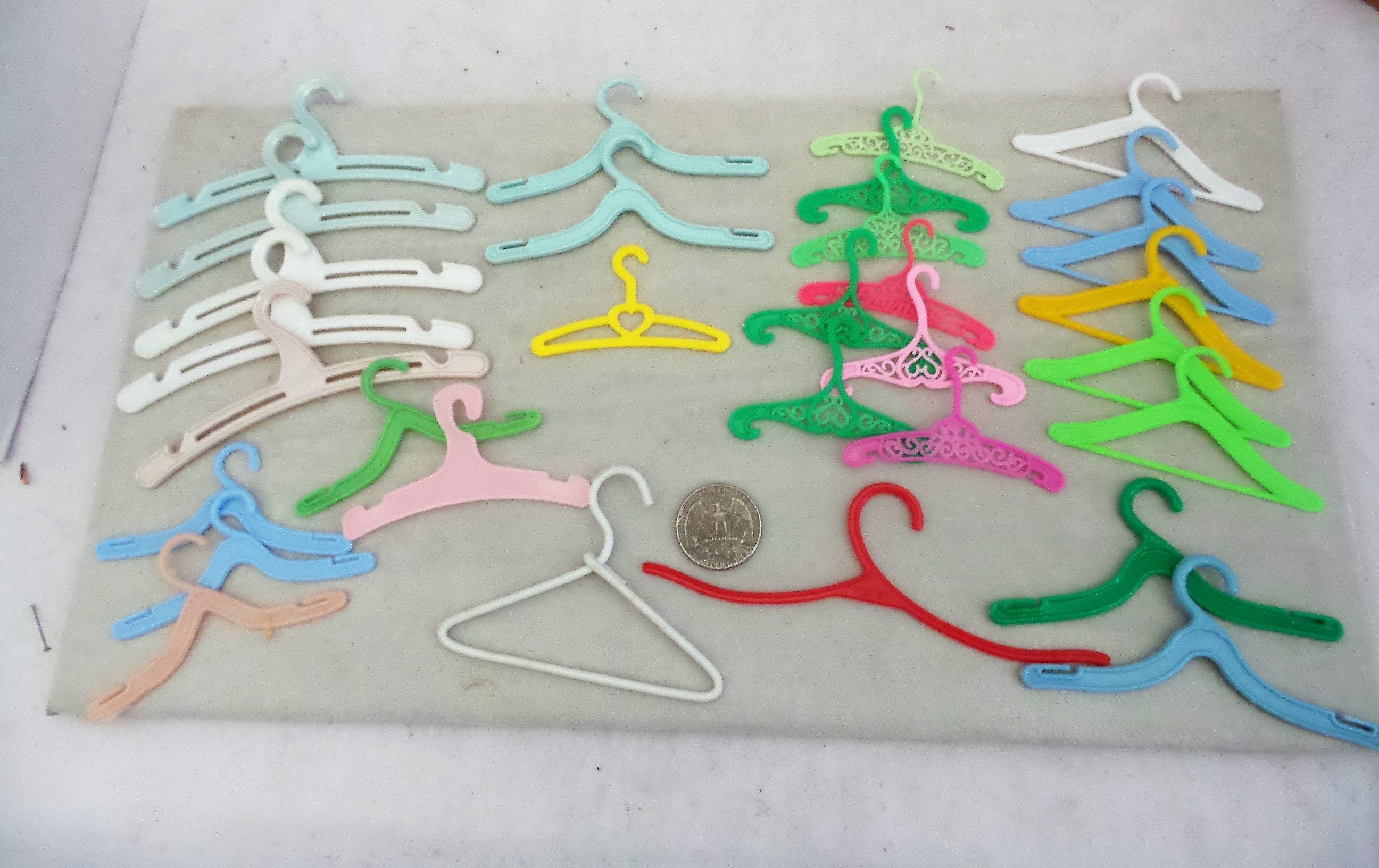 Lot of Vintage Barbie Doll Clothes Hangers Etsy