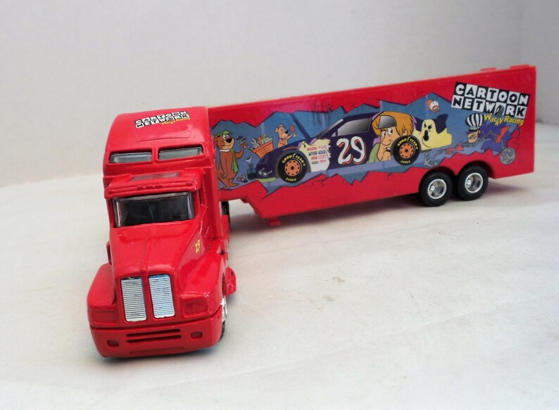 Toy Cartoon Network Truck,Standard Oil Kersosene Horse Drawn Tanker and Hotwheel Truck
