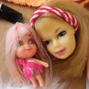 Dolls Vintage Mattel Little Kiddle and Barbie Doll Head