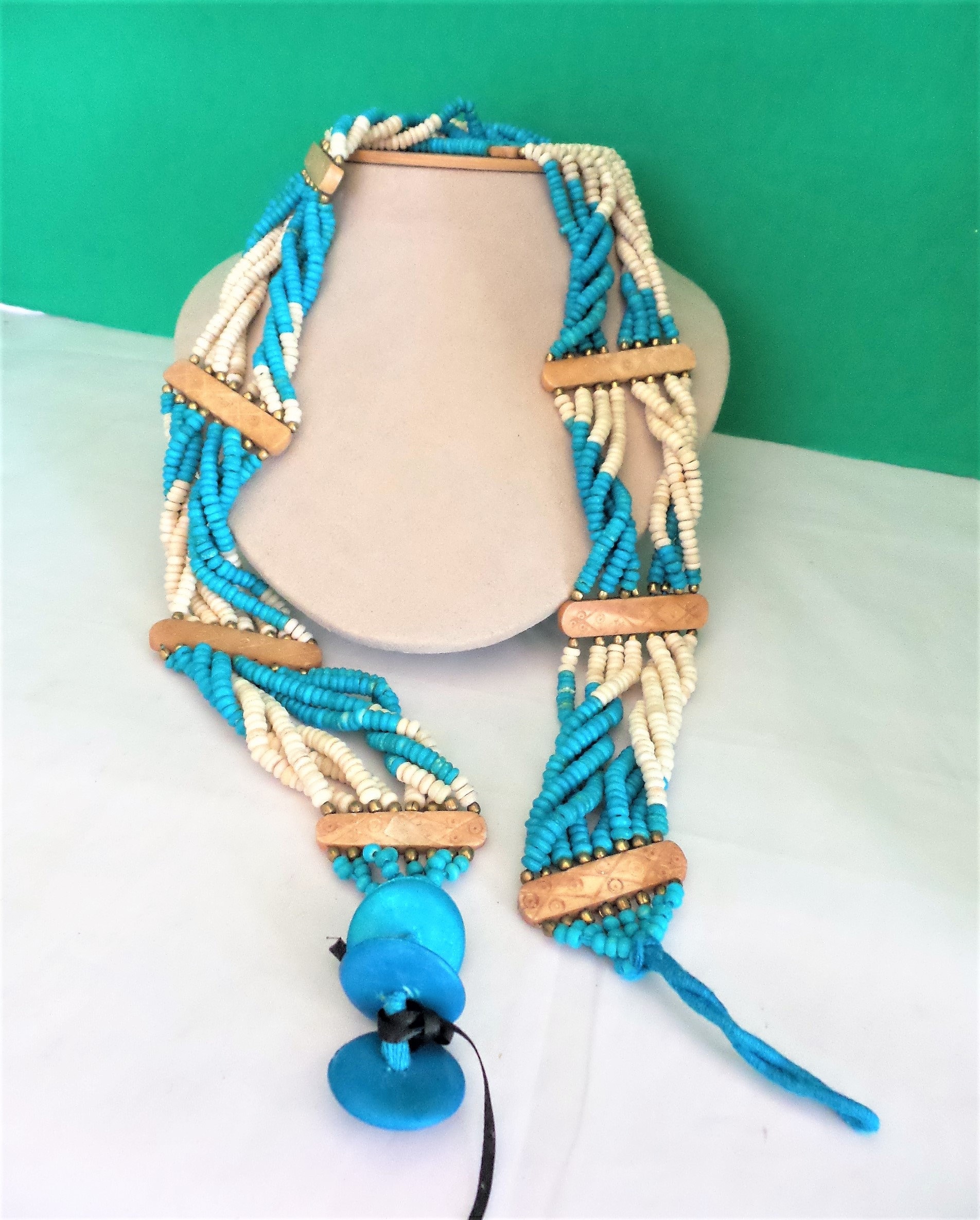 Turquoise Beaded with Stones NWT Belt Turquoise Leather Belt Beaded - Etsy main image 3