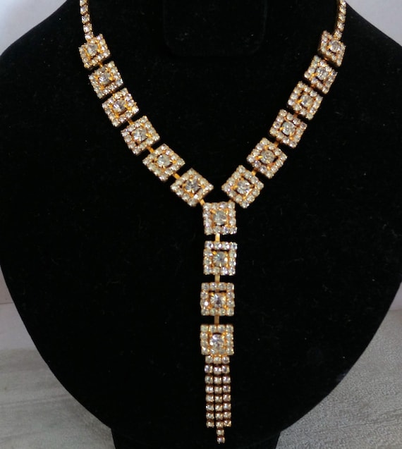 Necklace Stunning Rhinestone - image 1