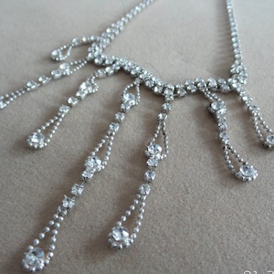 Necklace Rhinestone Vintage