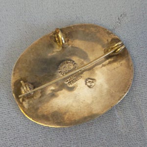 Brooch/Pendant Vintage Mexican Silver Brooch image 5