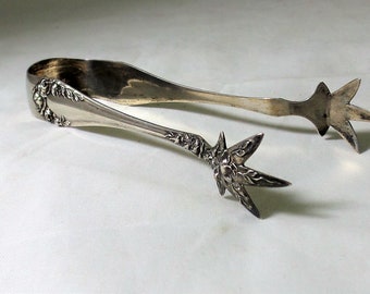 Sterling R.W. & S. Sugar Tongs