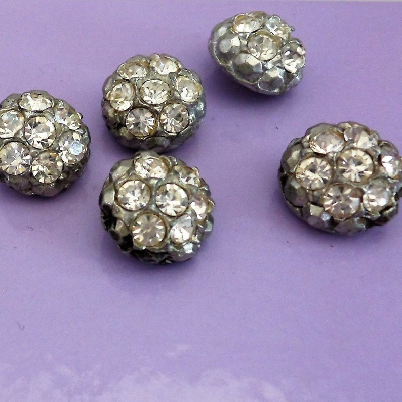 Vintage Rhinestone and Marcasite Buttons
