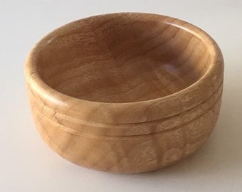 Hand Turned Ash Bowl - 5 /12" Wide By 2 3/4" High