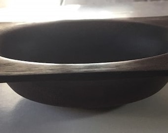 Paduck Square-Edge Round Bowl - 1 1/2" high, 5 3/4" wide