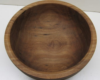 Hand Made Alder Bowl - 8 1/2" Diameter, 3 3/8" High