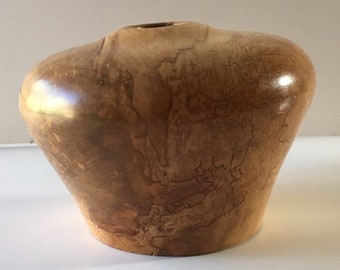 Spalted Birch Pot - 6" Wide, 4" High