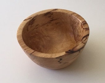 Hand Turned Birch Bowl - 5" Wide By 2 1/2" High