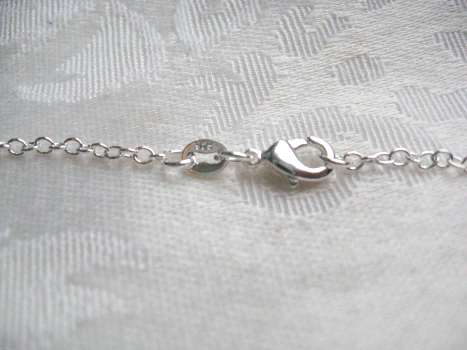 Double Entwined Heart Charm Necklace Sterling Silver Chain Etsy