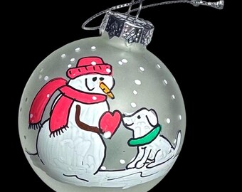 Personalized Dog Christmas Ornament -Custom Dog Ornament -  Dog Ornament, Custom Ornament - Gift for dog lover - Crazy Dog Lady