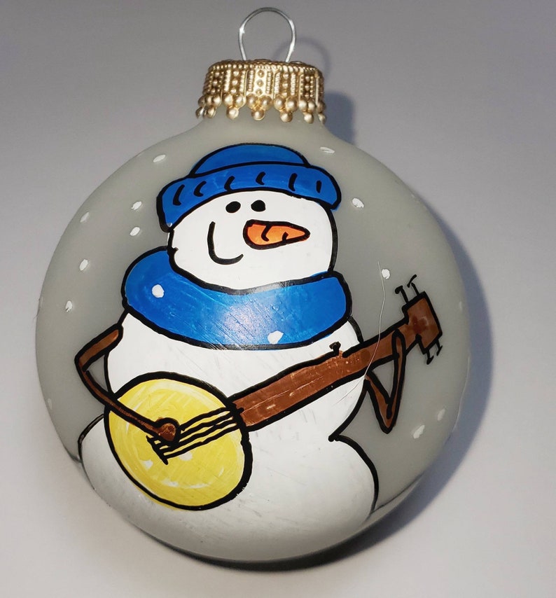 Banjo Christmas Ornament 