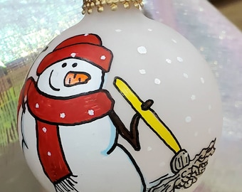 Personalized Hand Painted Custom Ornament - Janitor - Maintenance Worker - Cleaning Lady - House Keeper -  - Custodian ornament -