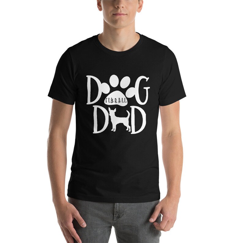 Long Sleeve White T Shirt M-3X Chihuahua Dog Breed Proud Dad Men/'s Short