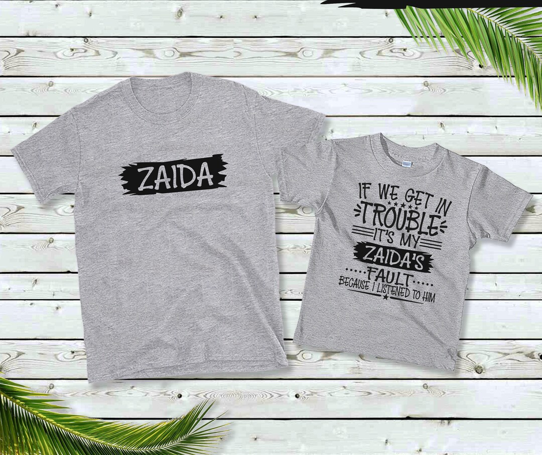 Conjunto de camiseta de Zaida y niño Conjunto de camiseta de