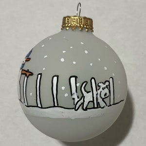 Dog Agility Weave Poles - Personalized Dog Agility Ornament - Dog Sports - Agility Team Ornament - 4 Paws 2 feet 1 Team - Funny custom