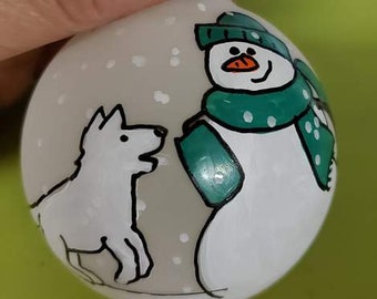 Dog Bite Work Ornament - Dog Protection - Dog Sport Ornament - Dog Lover Gift - Mondio Ring Training - Police Dog - Military Dog Ornament