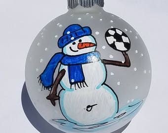 Soccer Player Ornament - Personalized Soccer Ornament - Gift for Soccer Coach - Soccer Team Ornament - Custom Soccer Team Gift