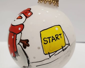 Personalized Rally Obedience Christmas Ornament - Custom Rally Dog Ornament - Rally Competitor - Dog Rally Ornament - Personalized Dog Rally